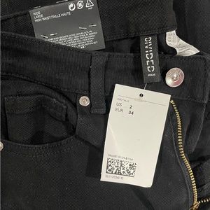 H&M Wide High Waisted Twill Pants